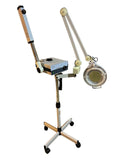 Pro Grade Facial Steamer & Magnifying Lamp with Ozone (Metal)